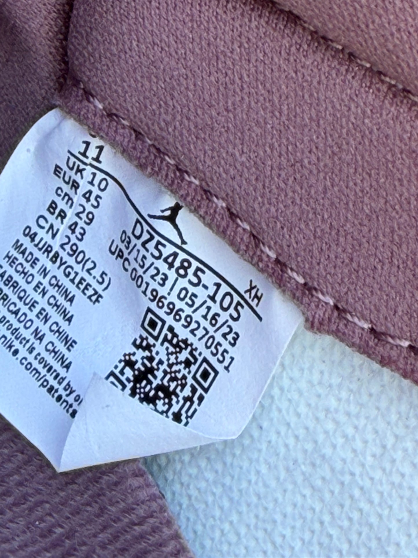 Jordan 1 Mauve 9Mx NUEVO