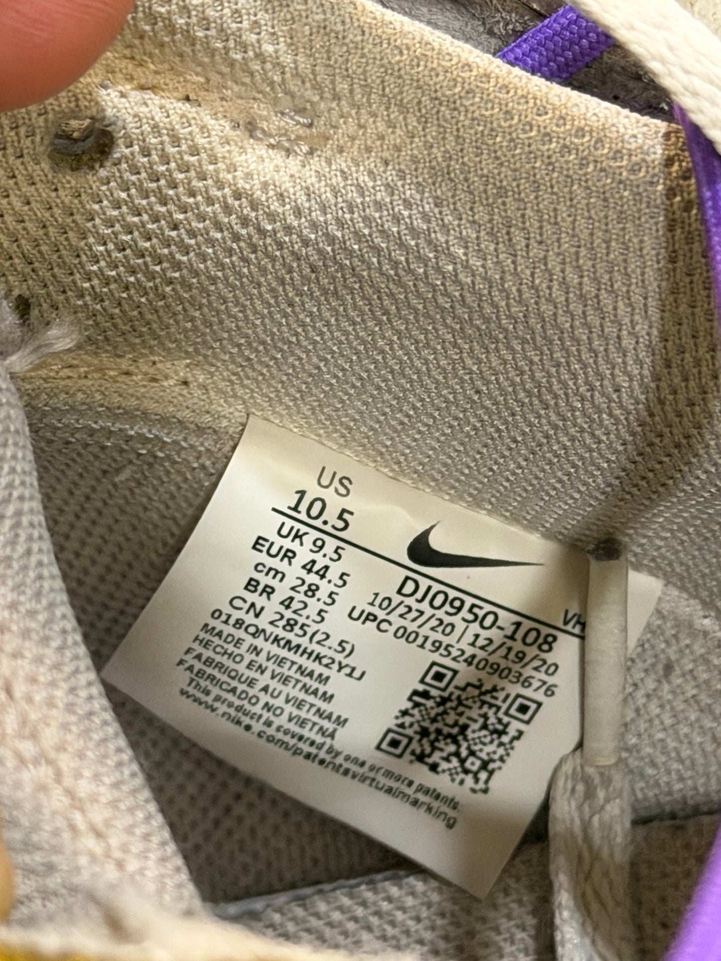 Dunk Lot Off White 8.5Mx