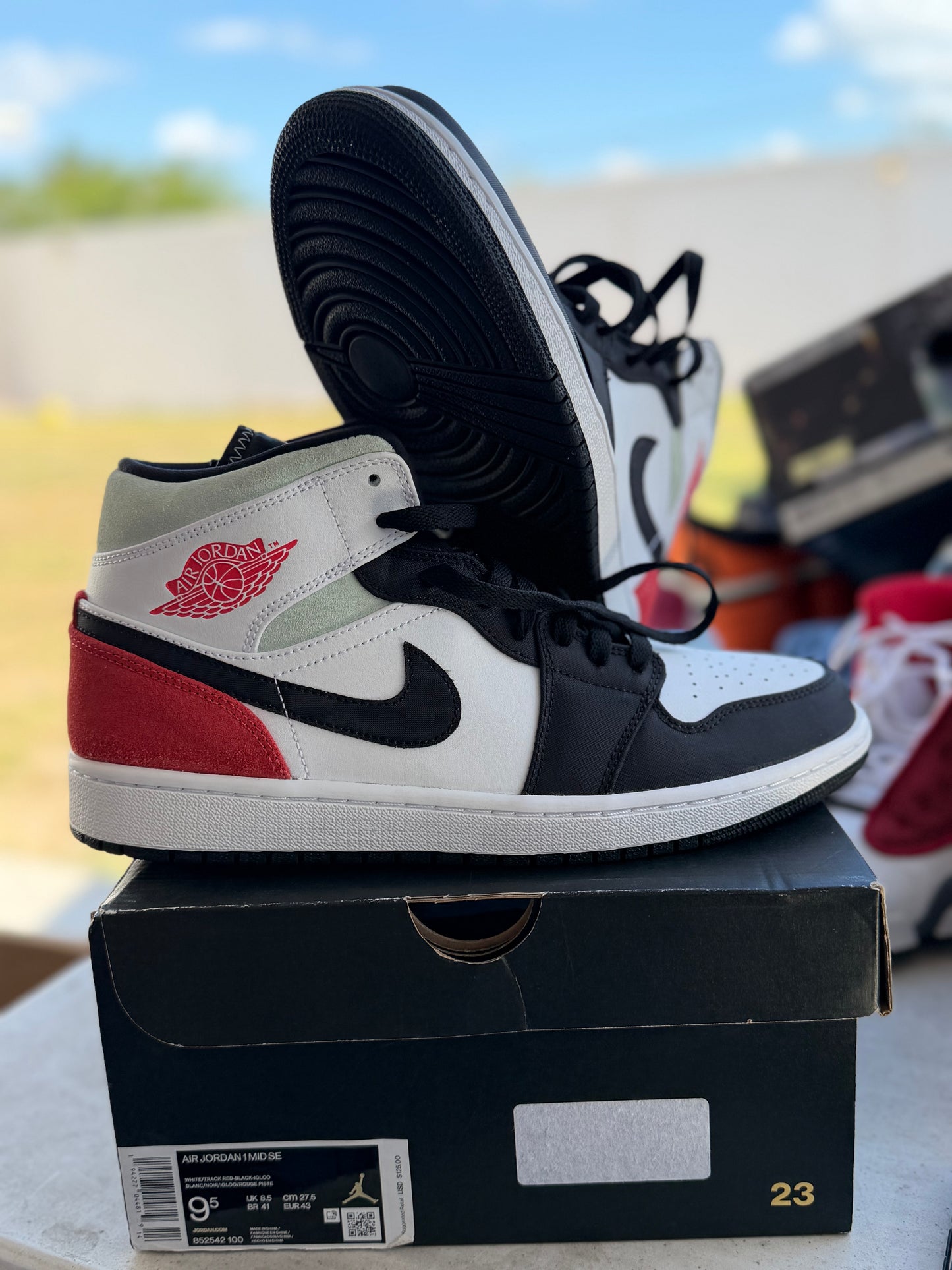 J1 Mid BlackToe 7.5Mx NUEVO